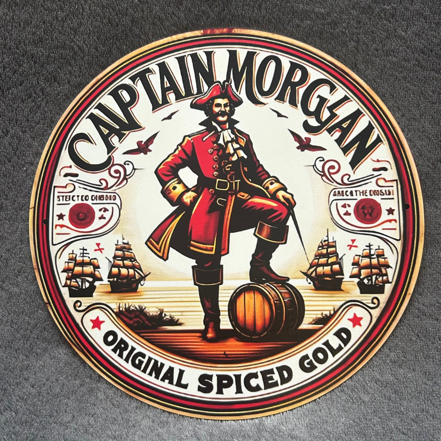 Captain Morgan Circular Bar Sign