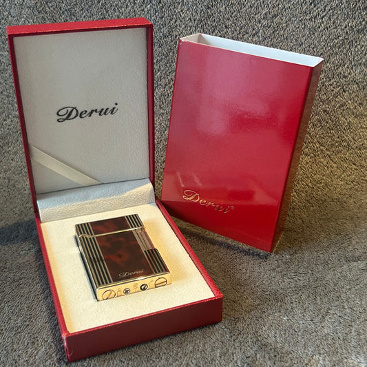Derui Gold Strip Lighter and Gift Box