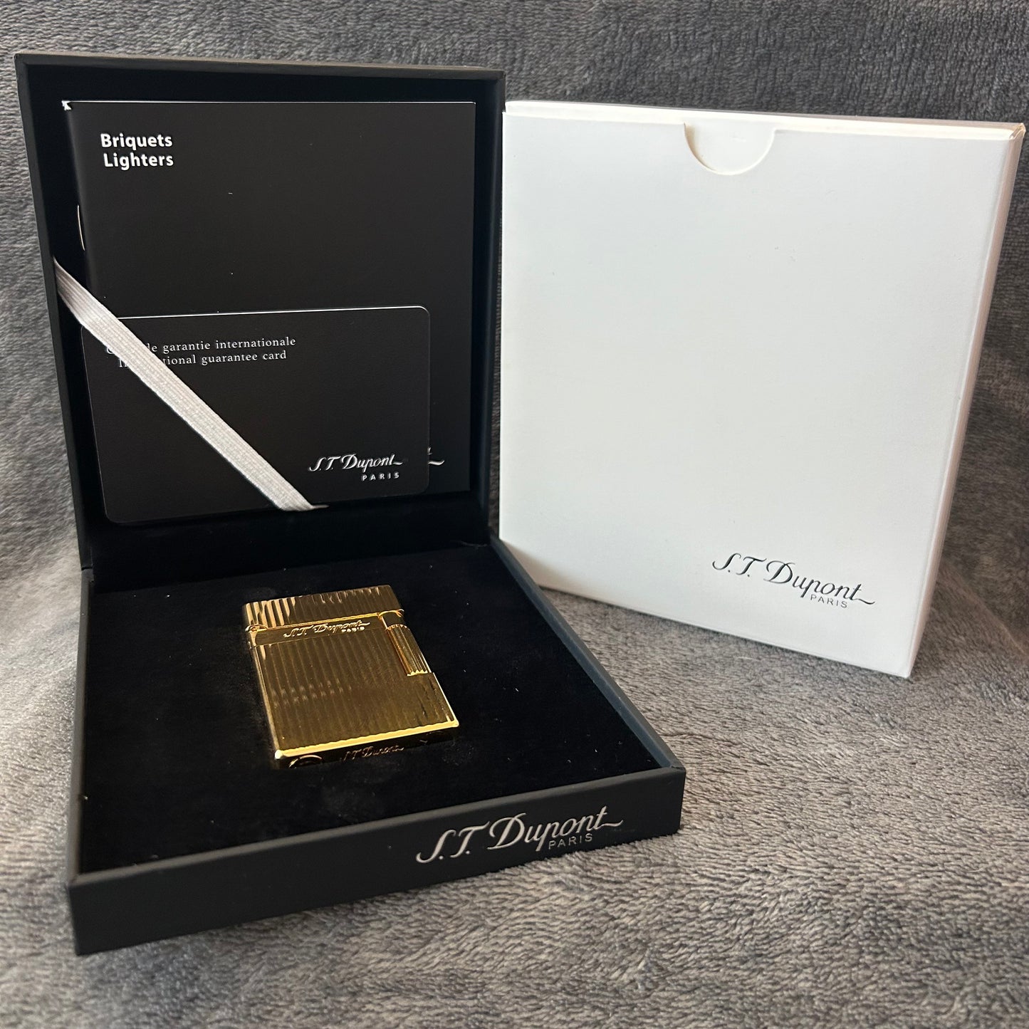 Luxury ST Dupont Dual Flame Lighter - Gold2-Dupe