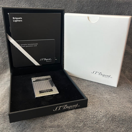 Luxury ST Dupont Dual Lighter - Silver2-Dupe