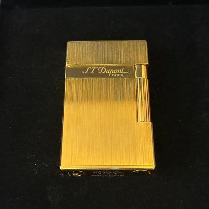 Luxury ST Dupont Dual Flame Lighter - GOLD-Dupe