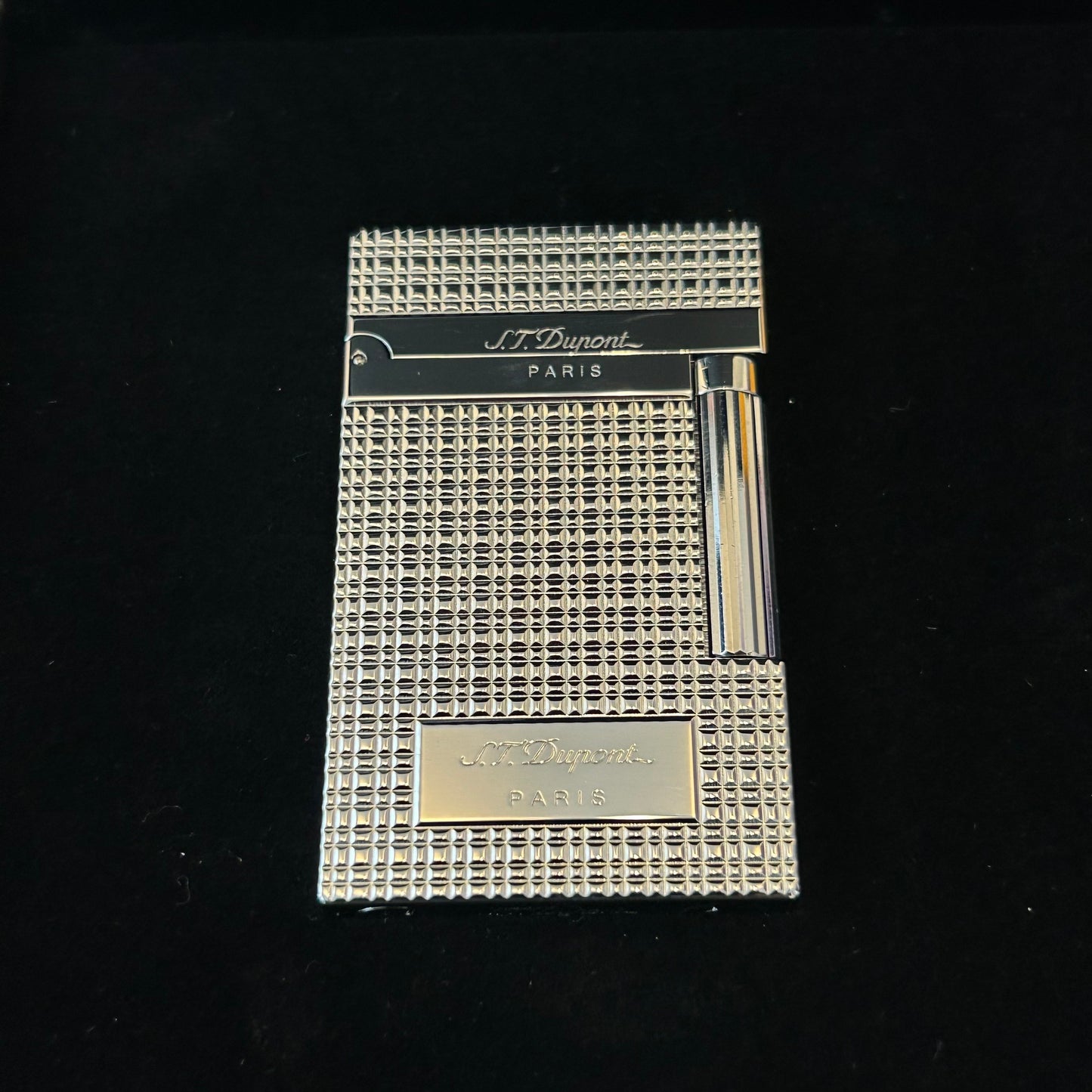 Luxury ST Dupont Dual Lighter - Silver2-Dupe