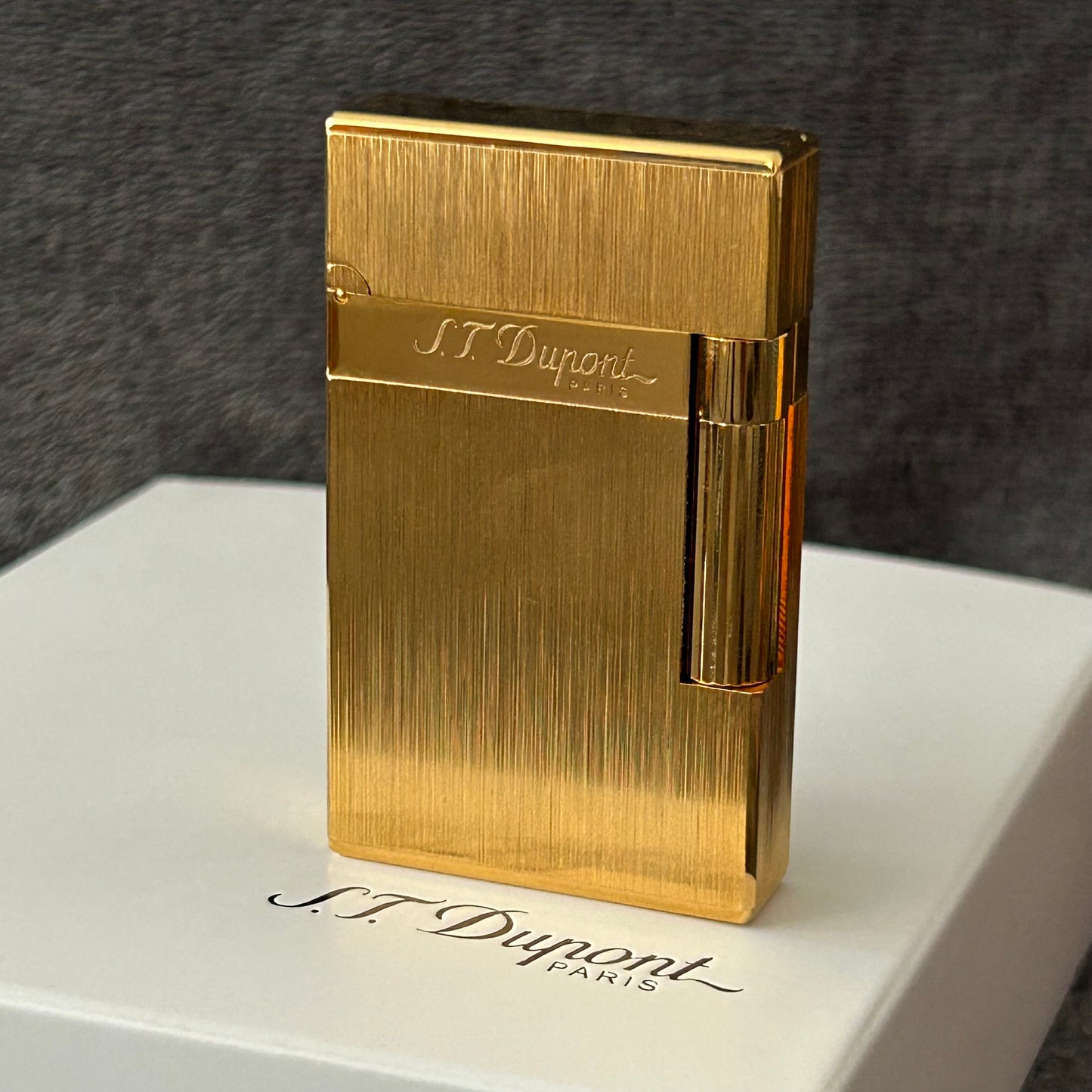 Luxury ST Dupont Dual Flame Lighter - GOLD-Dupe