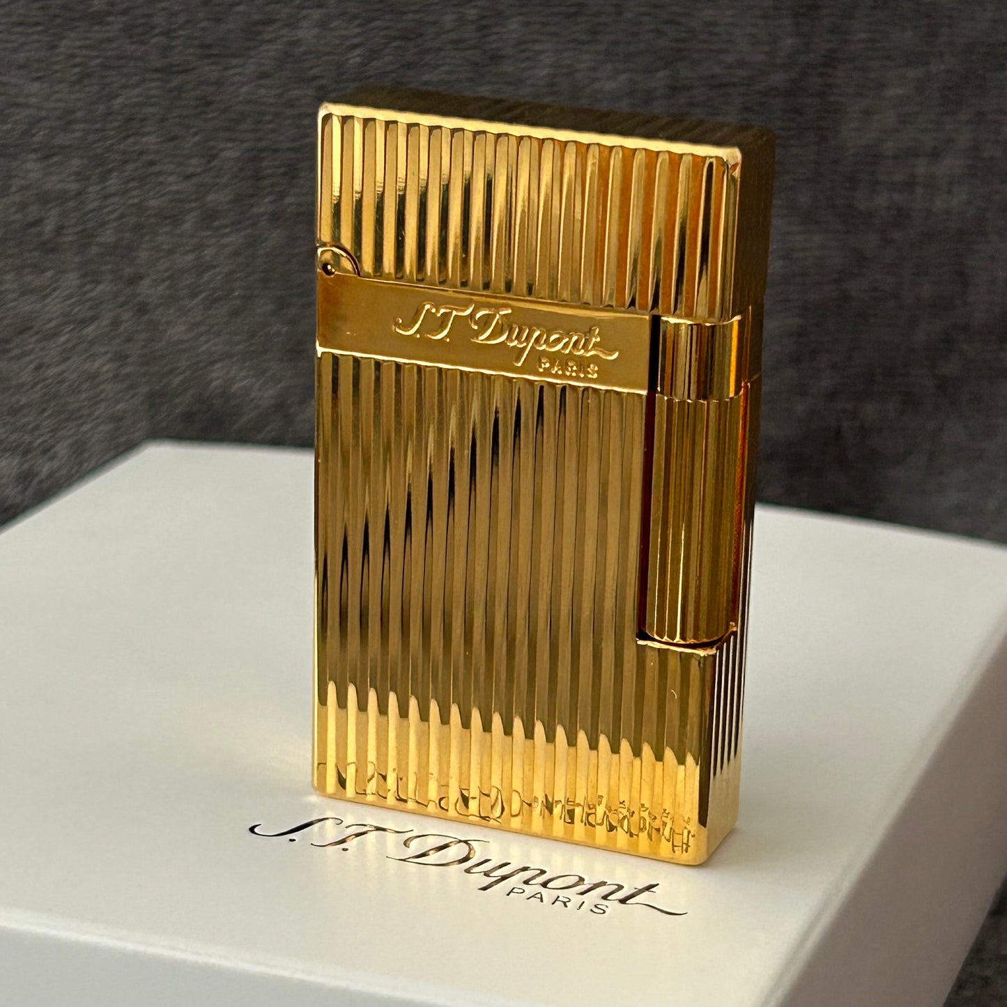 Luxury ST Dupont Dual Flame Lighter - Gold2-Dupe