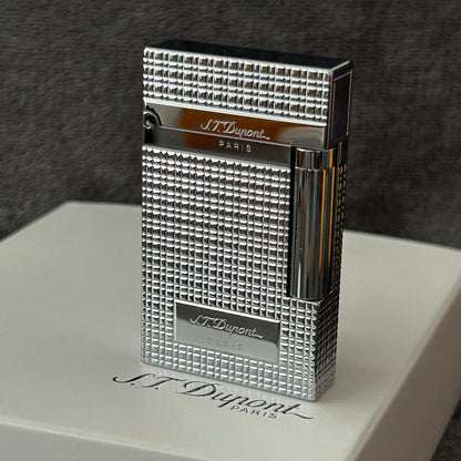 Luxury ST Dupont Dual Lighter - Silver2-Dupe
