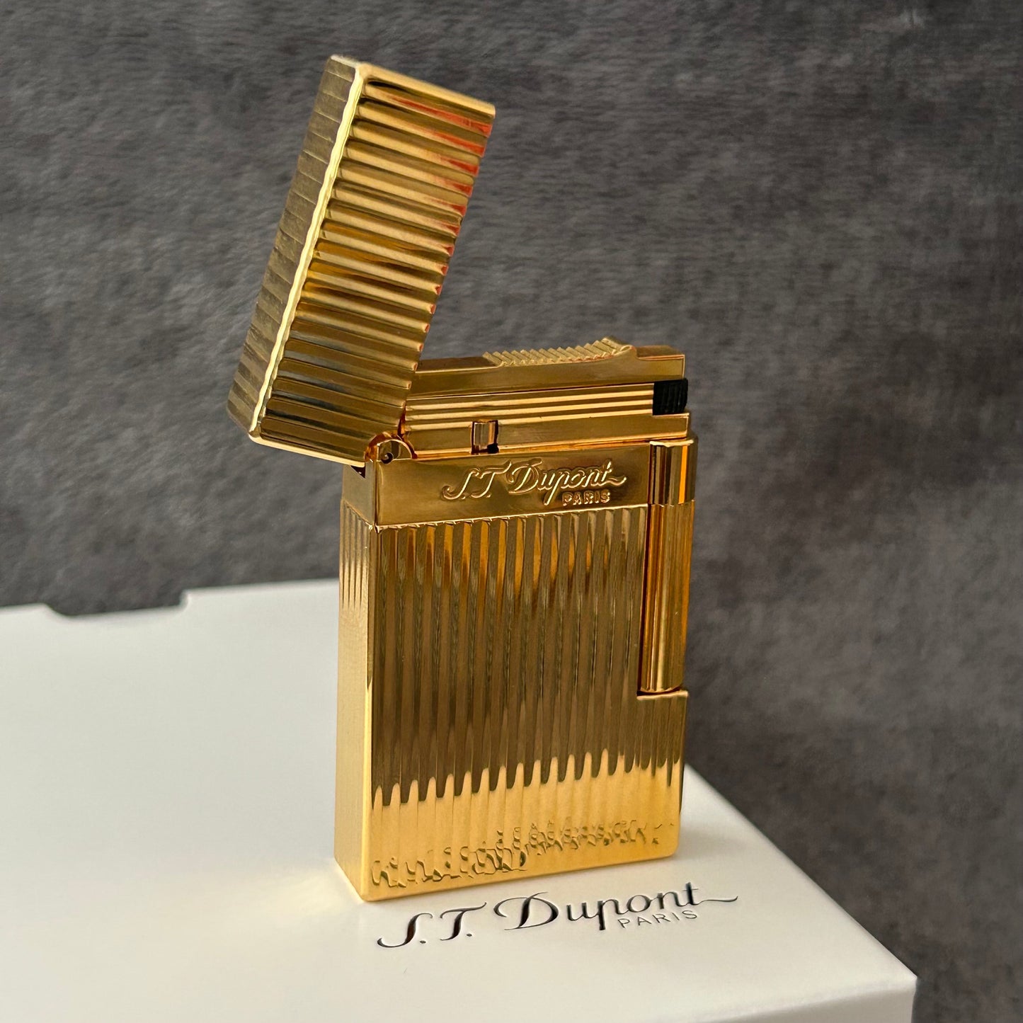 Luxury ST Dupont Dual Flame Lighter - Gold2-Dupe